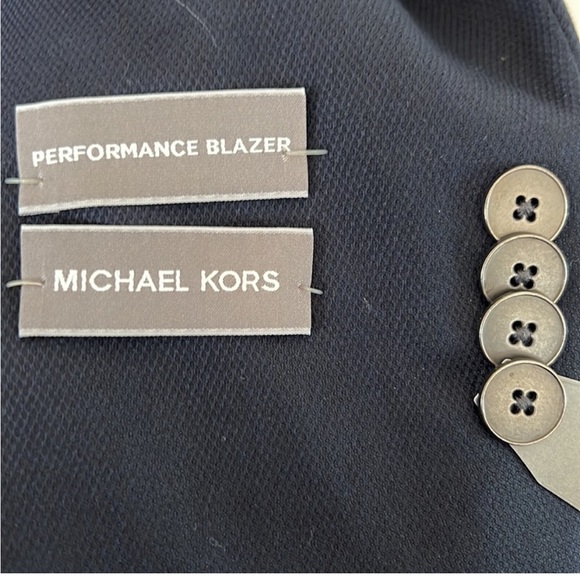 Michael Kors Navy Performance Blazer - Picture 6 of 12